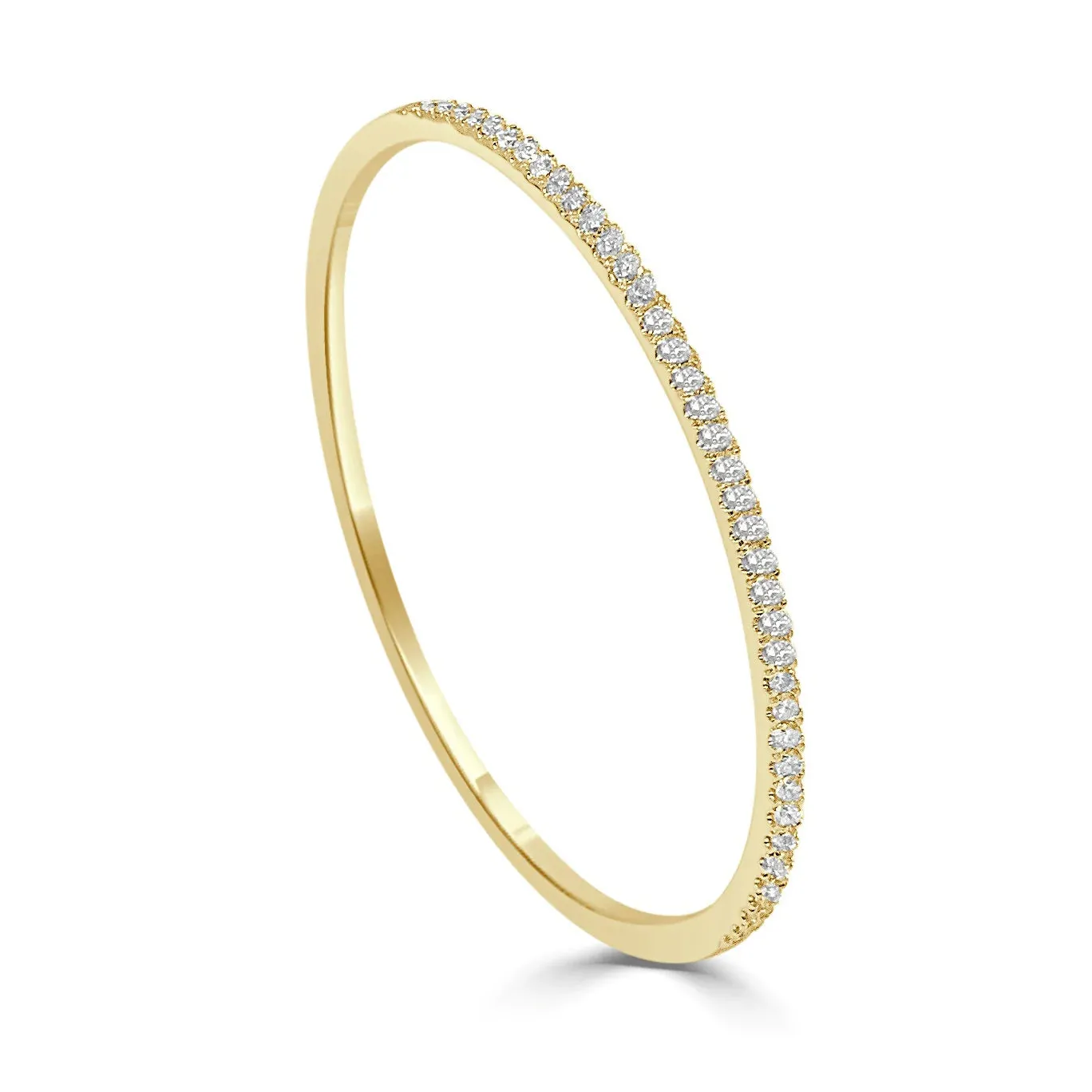 14KY Diamond Bangle