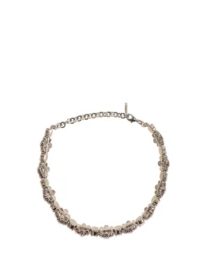 Alessandra Rich Floral Charm Necklace