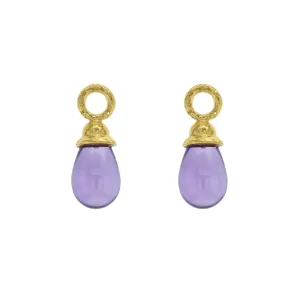 Amethyst Earring Pendants