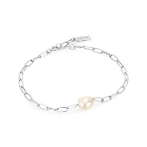 Ania Haie Pearl Sparkle Chunky Chain Bracelets