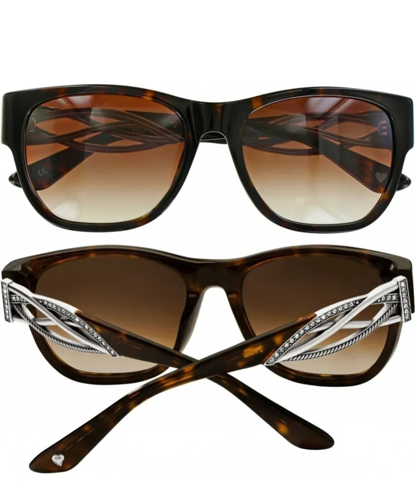 Brighton Neptune's Rings Swirl Tortoise Sunglasses