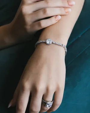 Circle CZ Bracelet