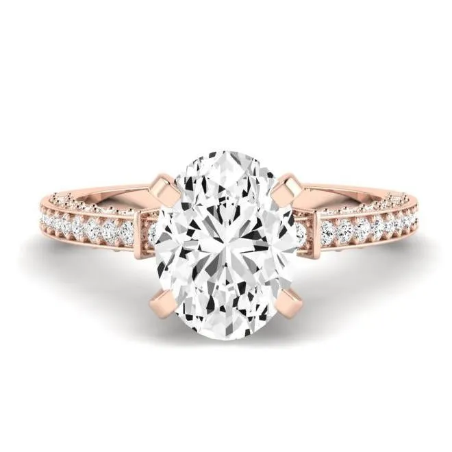 Daphne - GIA Natural Oval Diamond Engagement Ring