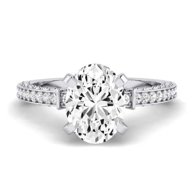 Daphne - GIA Natural Oval Diamond Engagement Ring