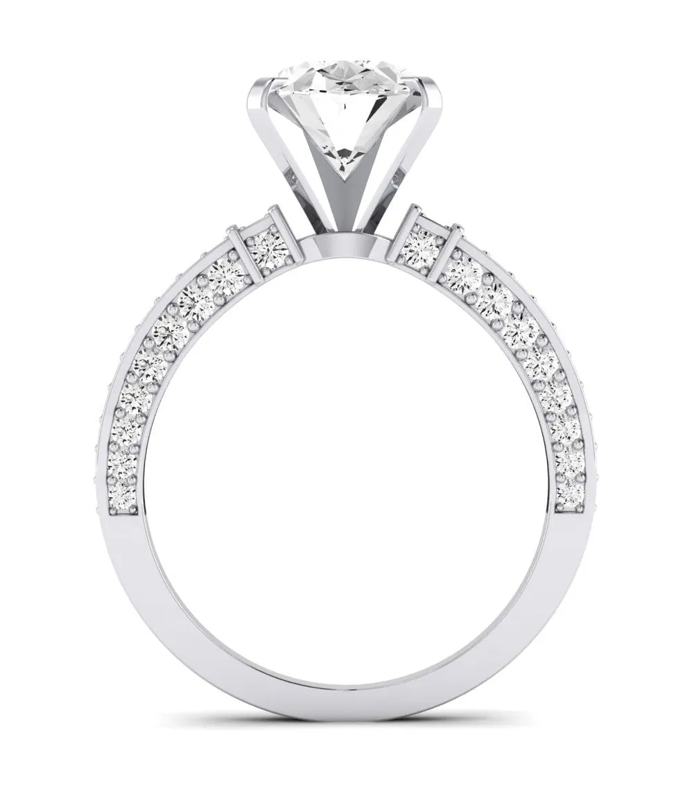 Daphne - GIA Natural Oval Diamond Engagement Ring