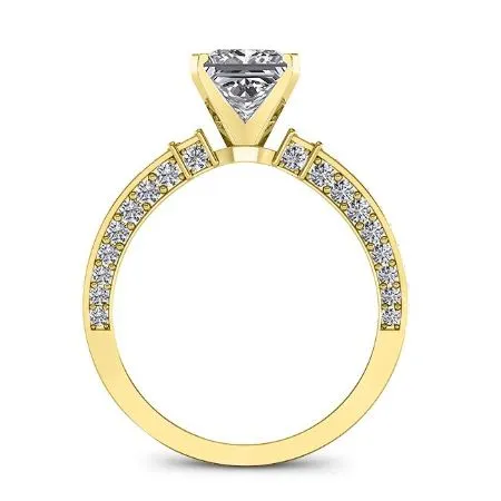 Daphne - Princess Lab Diamond Engagement Ring (IGI Certified)