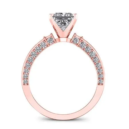 Daphne - Princess Lab Diamond Engagement Ring (IGI Certified)