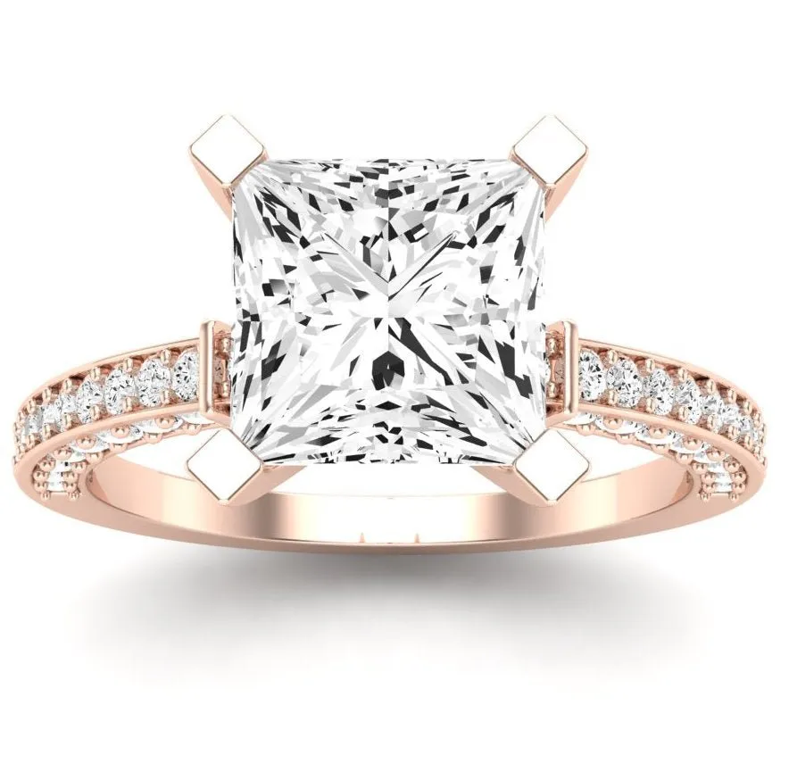 Daphne - Princess Lab Diamond Engagement Ring (IGI Certified)