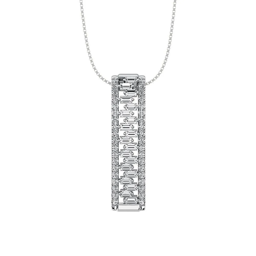 Diamond 1/4 Ct.Tw. Slide Pendant in 14K Yellow Gold