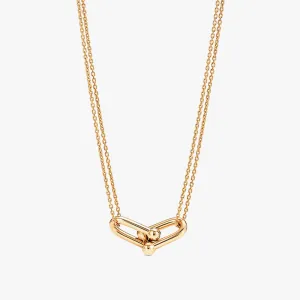 Double Pendant - 18k Gold