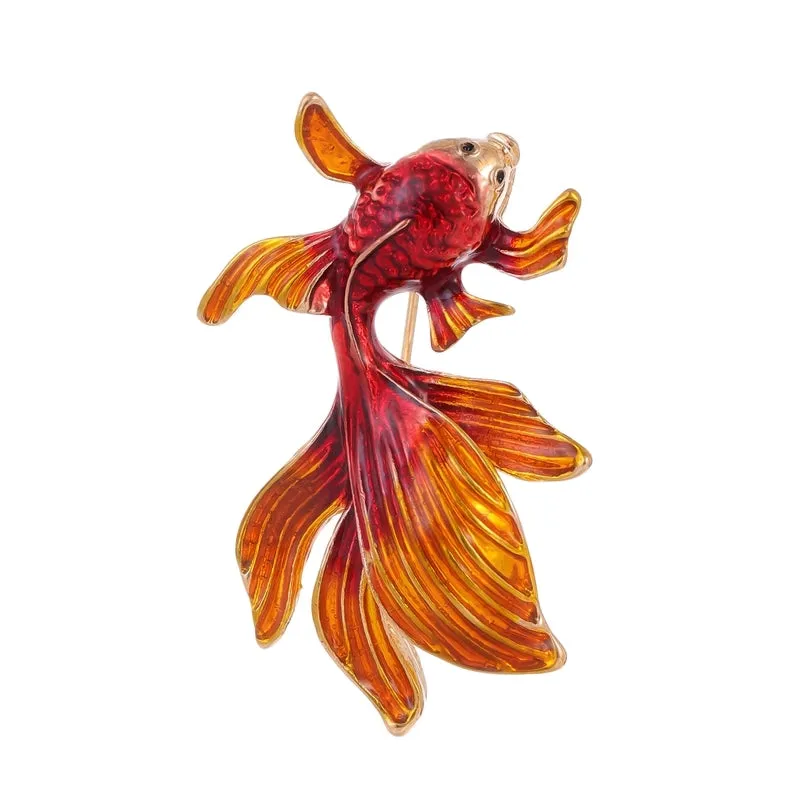 Elegant Christmas Cartoon Character Bell Fish Alloy Inlay Rhinestones Women's Brooches