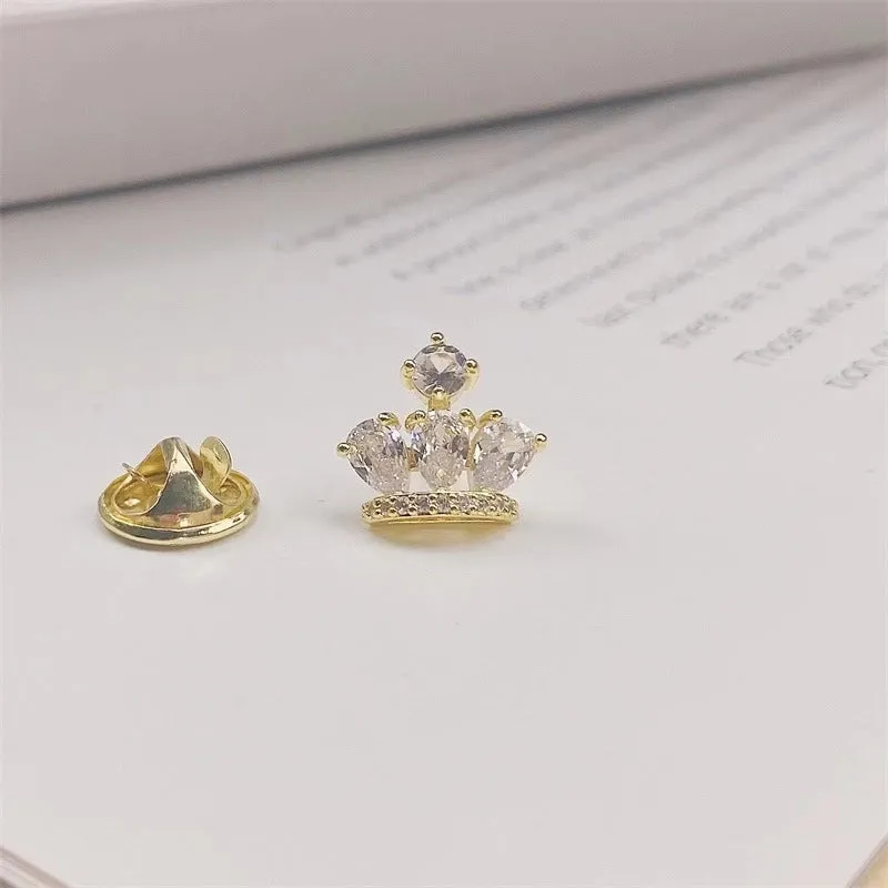 Elegant Pin Flower Alloy Plating Women'S Brooches