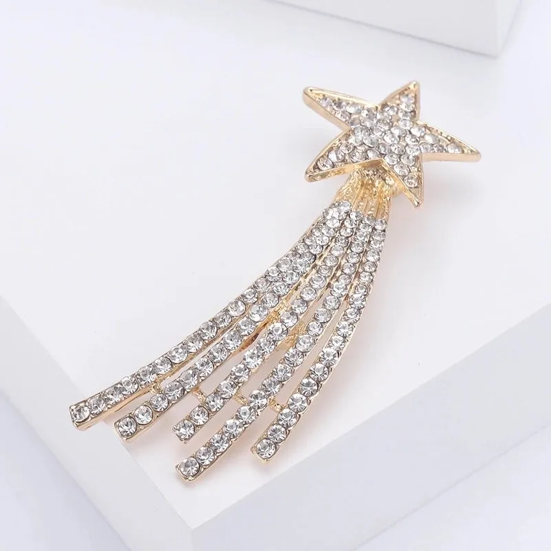 Elegant Pin Star Alloy Unisex Brooches