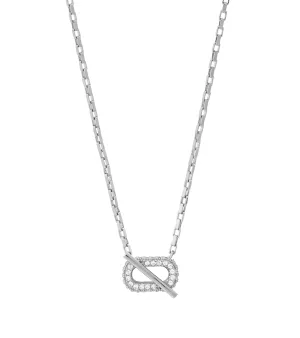 Evangeli Sparkle Necklace Rhodium