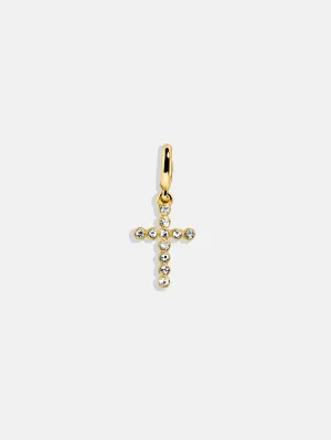 Faith Cluster Charm - Bezel Cross