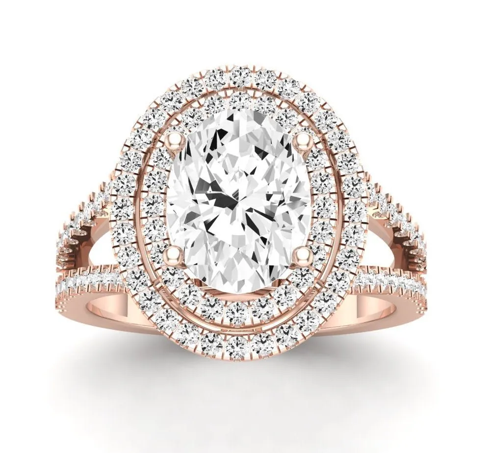 Flora - GIA Natural Oval Diamond Engagement Ring