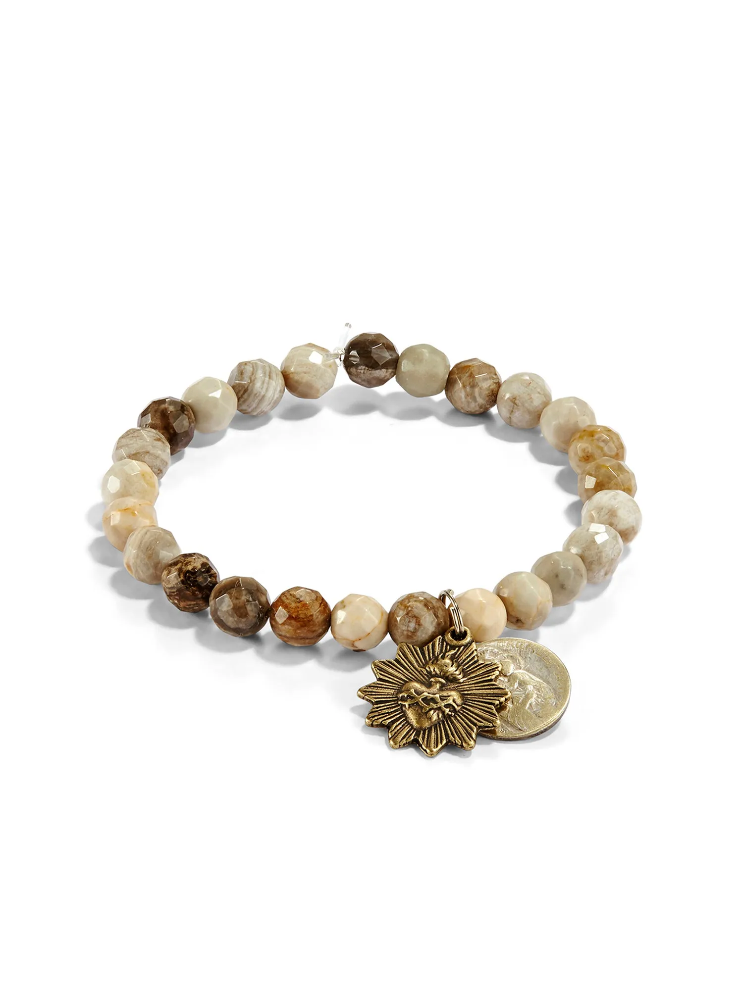 Flower Jade Icon Bracelet