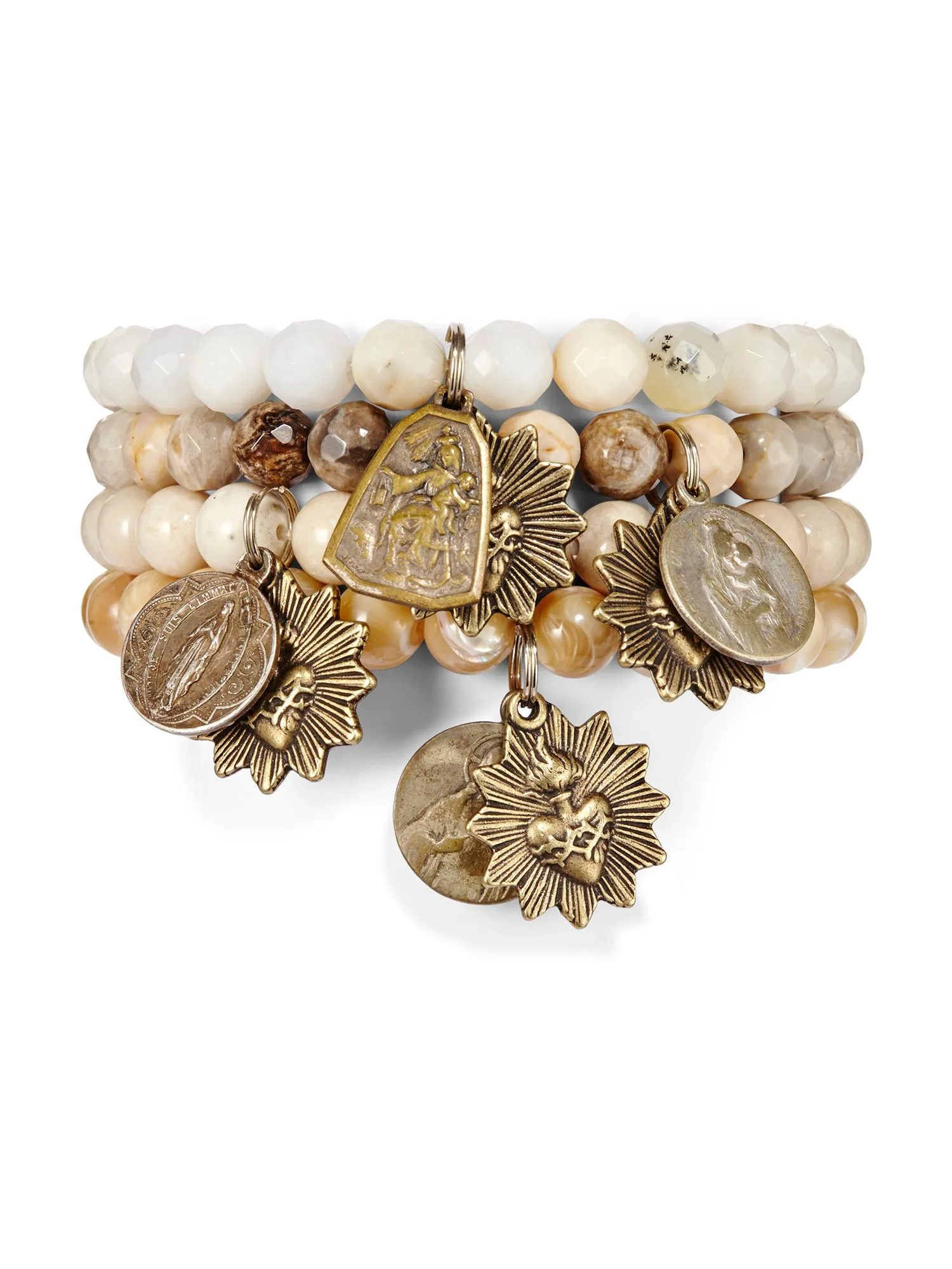 Flower Jade Icon Bracelet