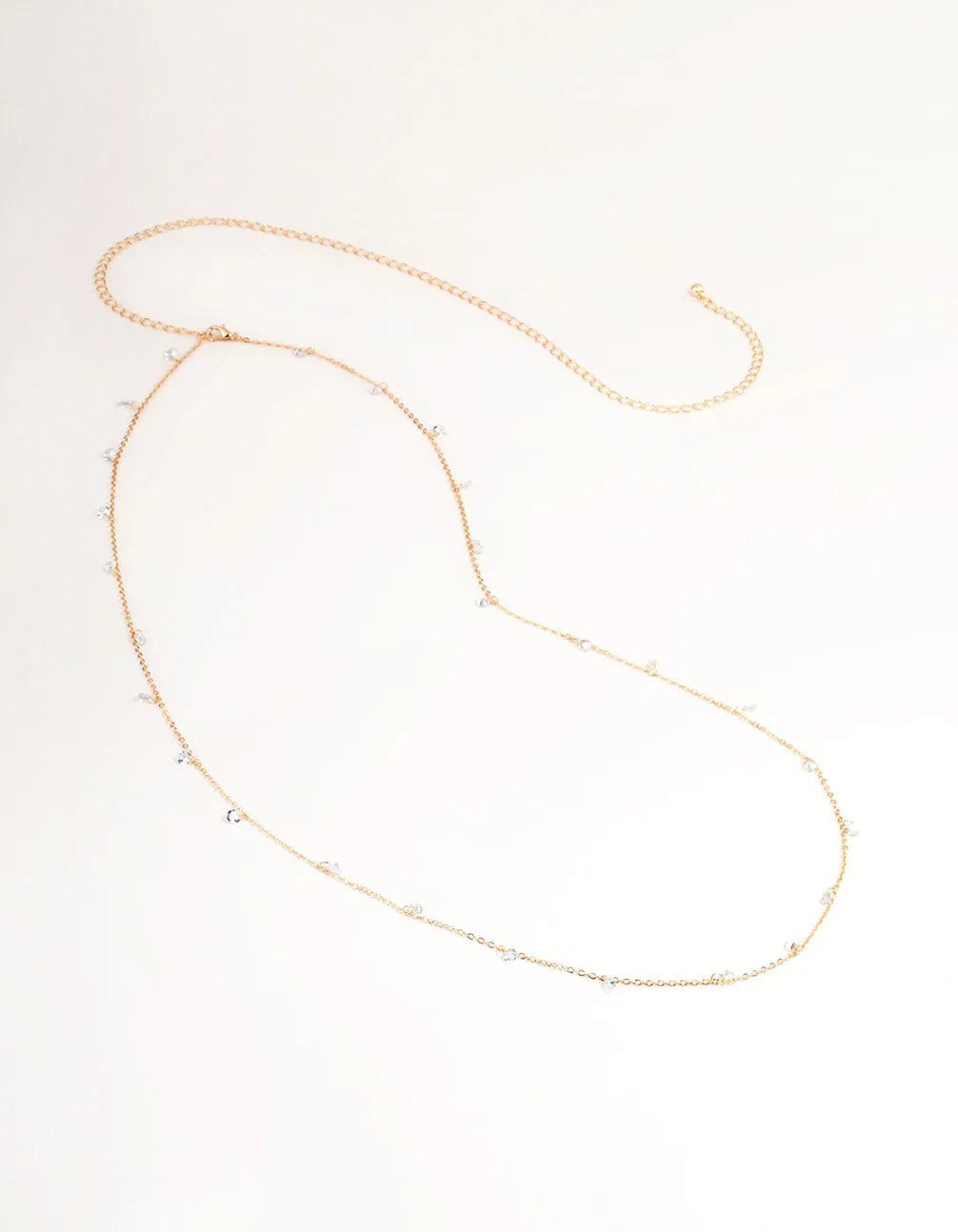 Gold Drop Diamante Waist Chain