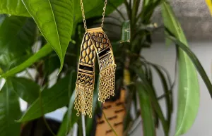 Keffiyeh scarf pendants