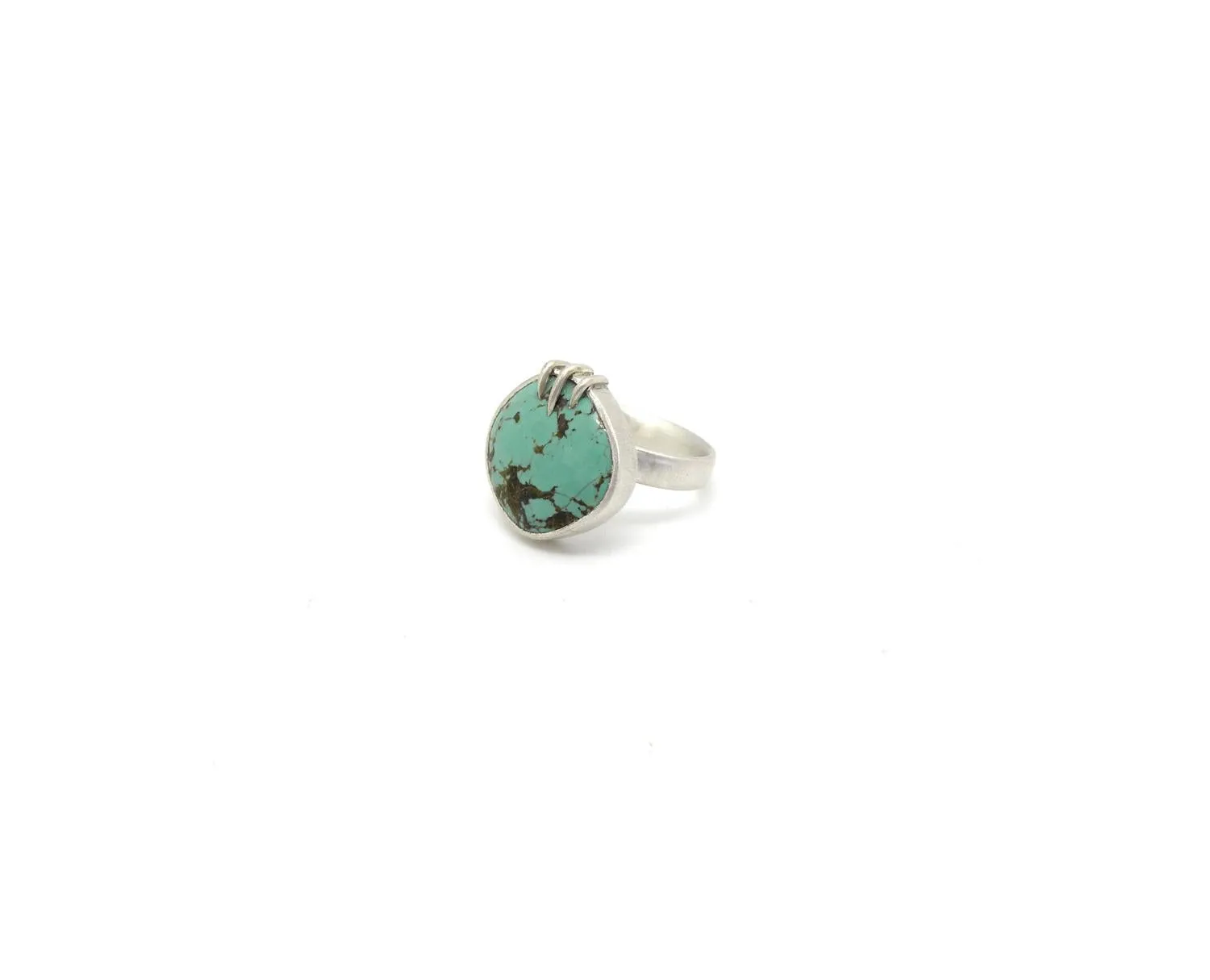 Large Turquoise Vanity Ring