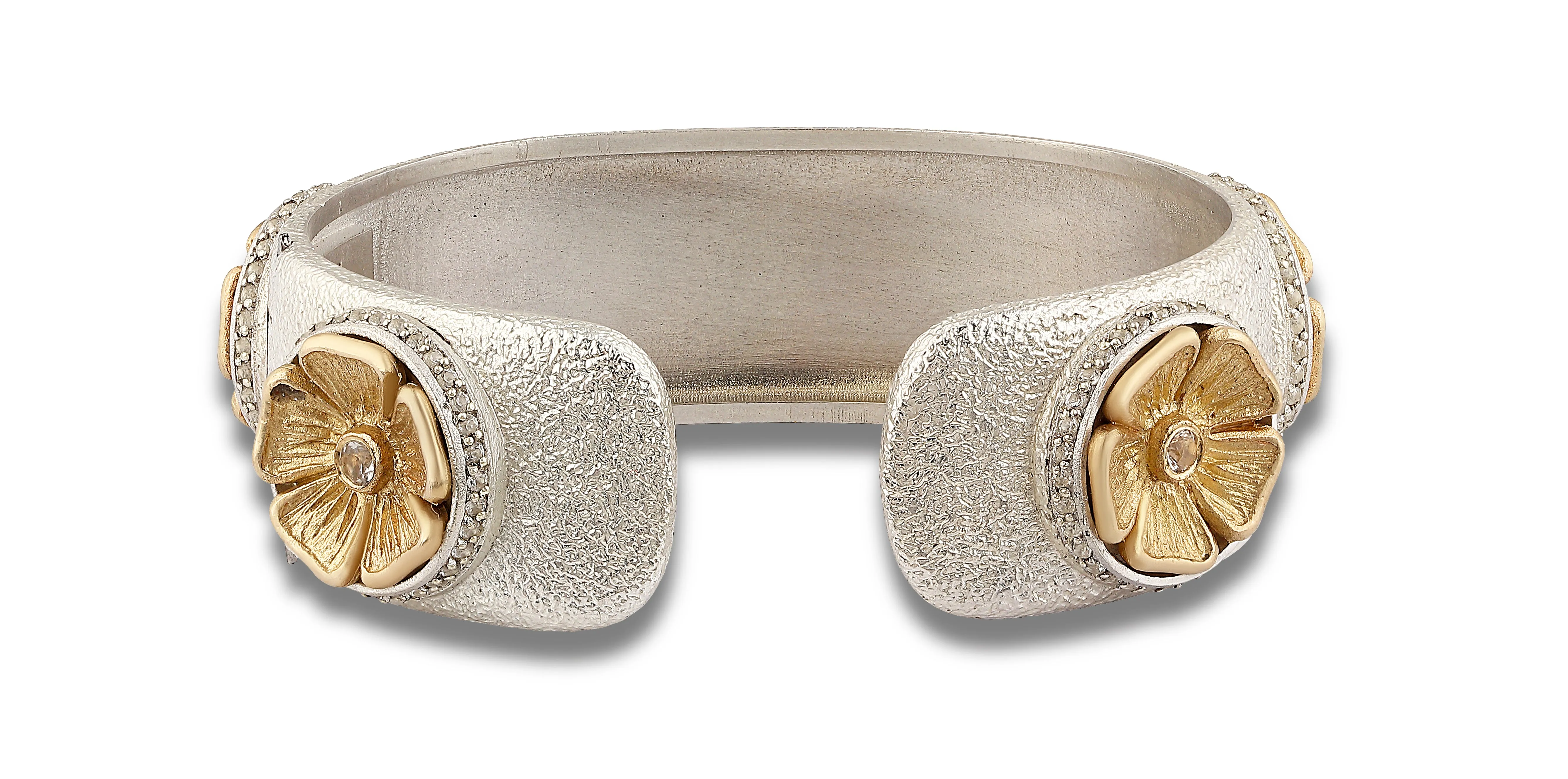 LATTI PRIMROSE HINGED CUFF BRACELET