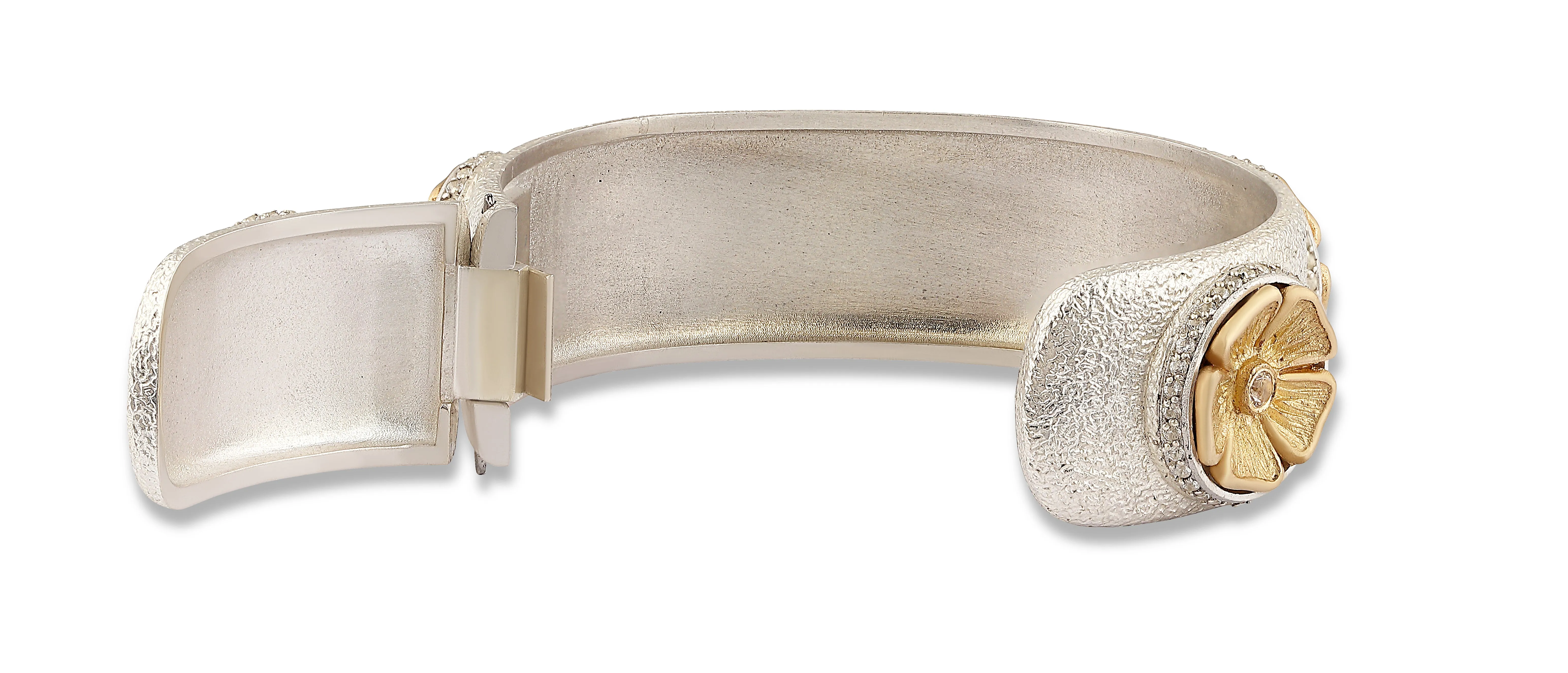 LATTI PRIMROSE HINGED CUFF BRACELET