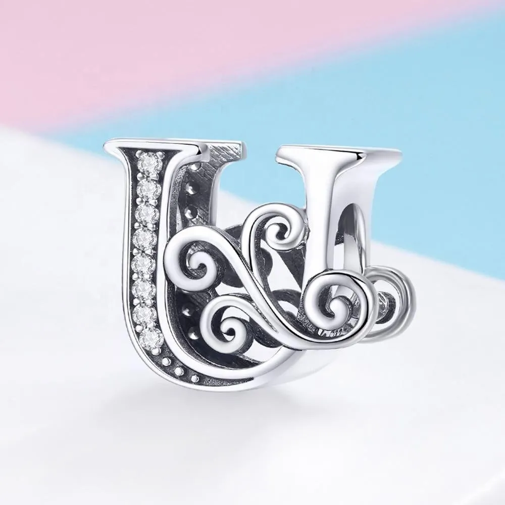 Letter U Initial Alphabet Charm