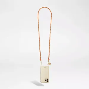 LOU PHONE CHAIN ORANGE GOLD