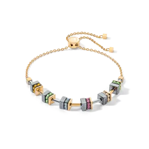 Multicolor Sparkling Chain Bracelet