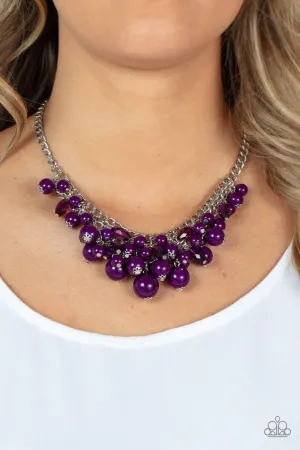 Necklaces Broadway Bustle - Purple N2308