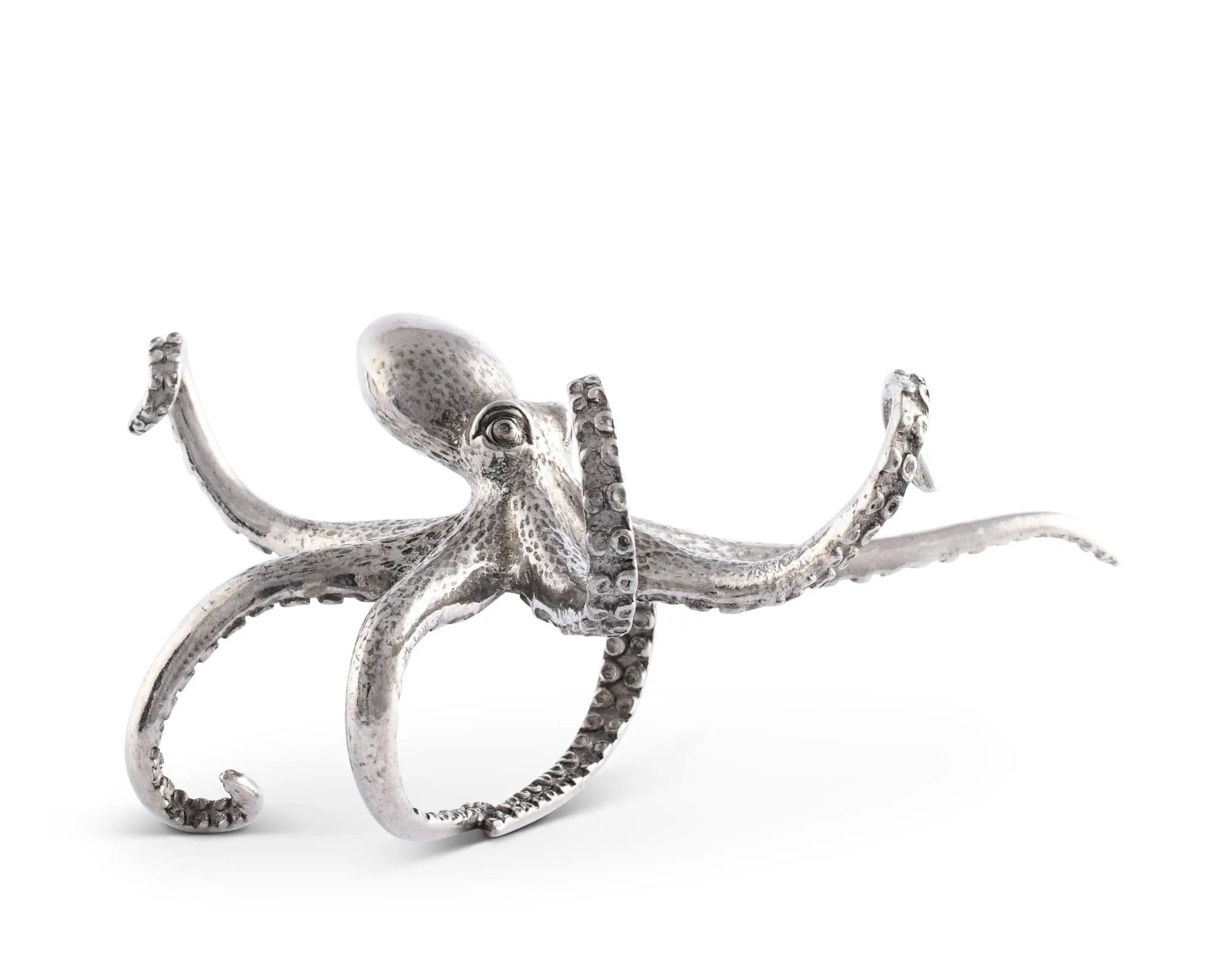 Octopus Napkin Ring - Pewter