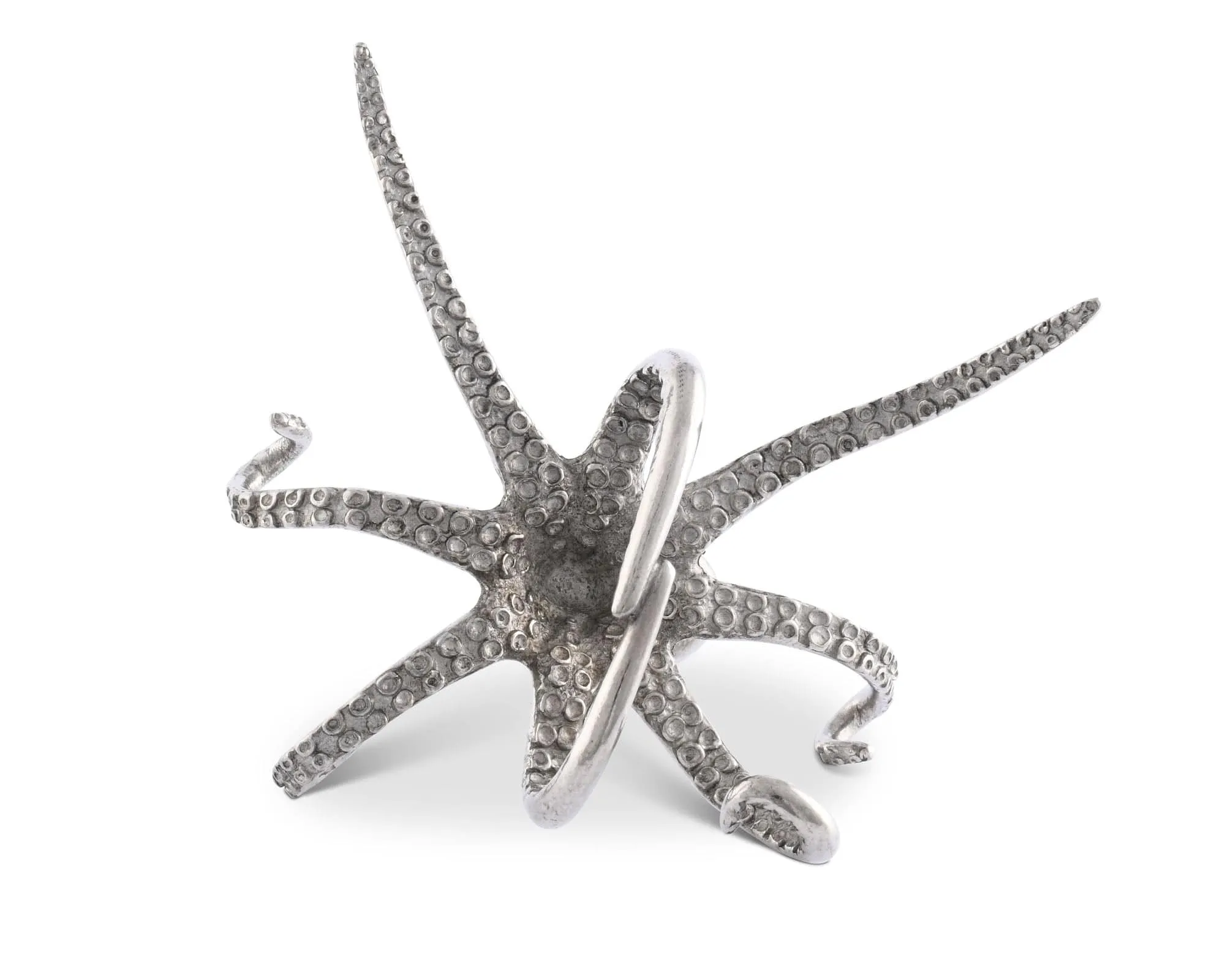 Octopus Napkin Ring - Pewter