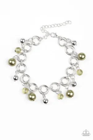 Paparazzi Bracelet ~ Fancy Fascination - Green