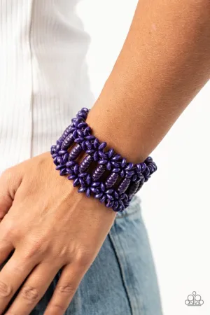 Paparazzi Bracelet ~ Fiji Flavor - Purple