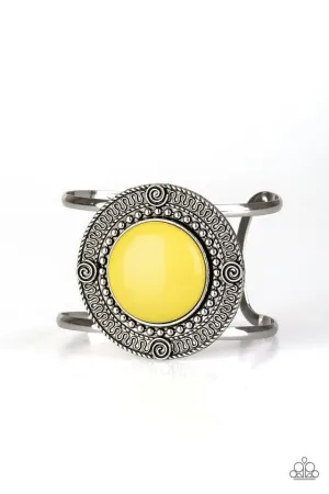 Paparazzi Bracelet ~ Tribal Pop - Yellow