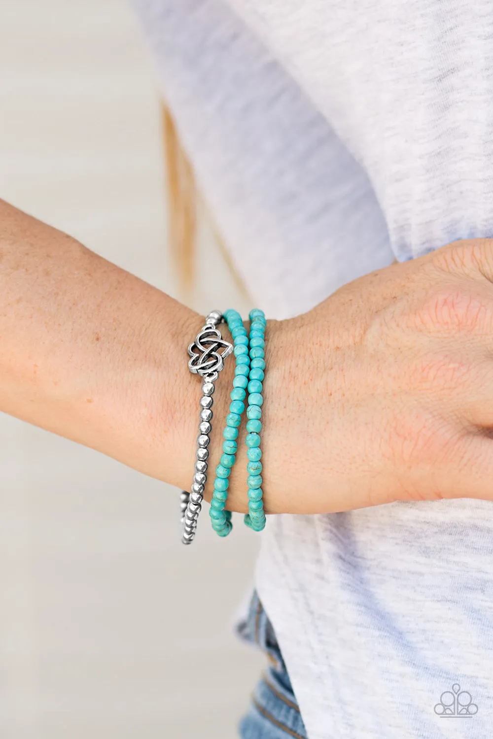 Paparazzi Collect Moments - Blue Bracelet