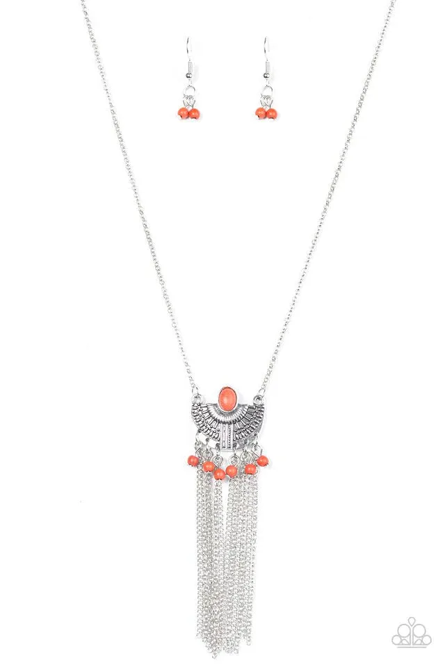 Paparazzi Necklace ~ Anasazi Allure - Orange