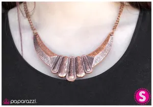 Paparazzi Necklace ~ Copper Contender - Copper