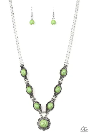 Paparazzi Necklace ~ Desert Dreamin - Green