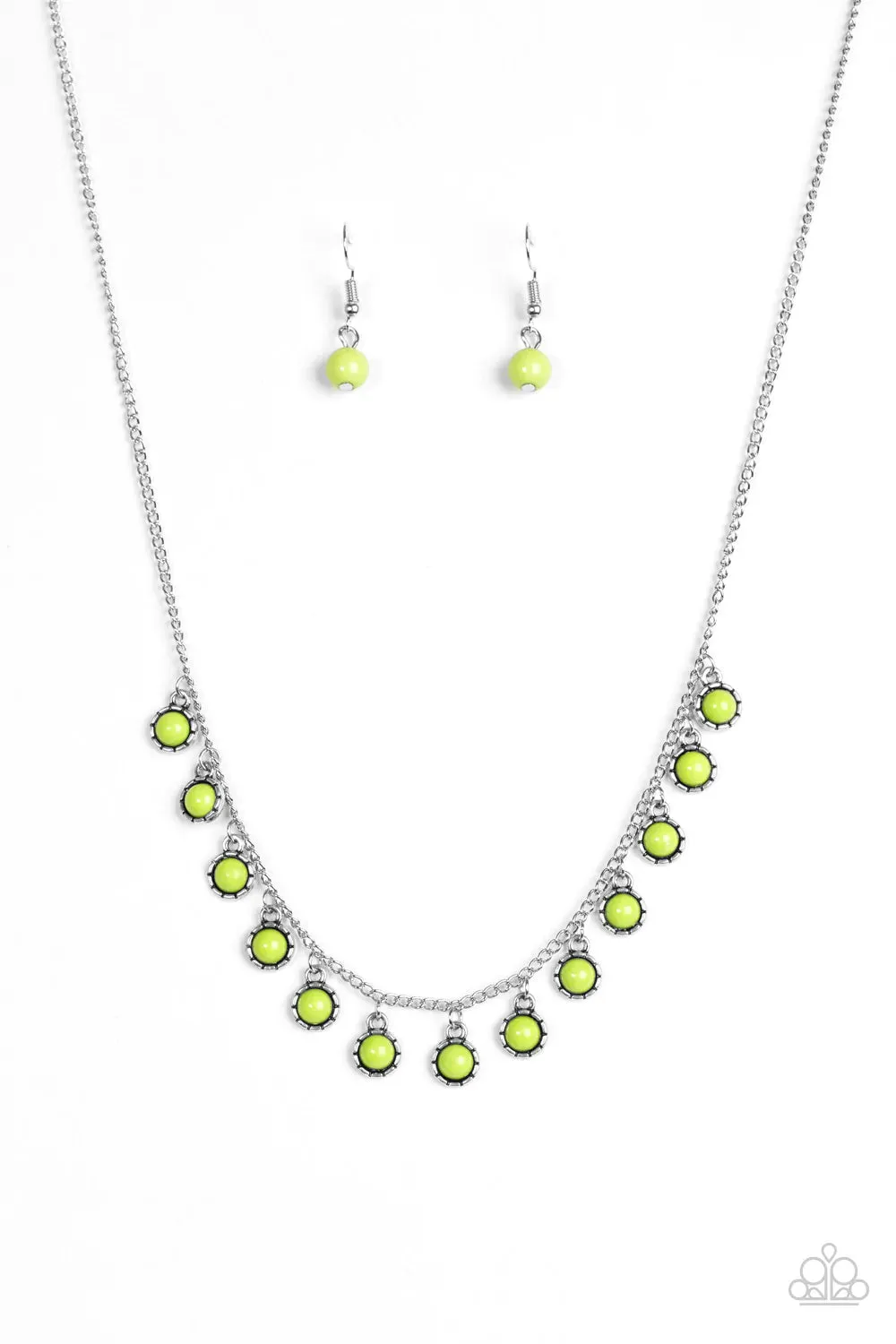 Paparazzi Necklace ~ Gypsy Glow - Green