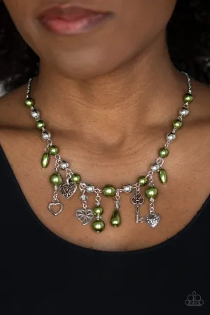 Paparazzi Necklace ~ Renaissance Romance - Green