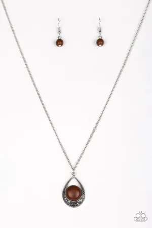 Paparazzi Necklace ~ Rio Rancho Resplendence - Brown