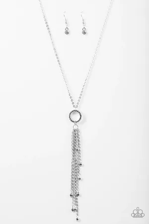 Paparazzi Necklace ~ Sparkling Crescendo - White