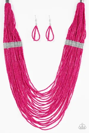 Paparazzi Necklace ~ We Got The BEAD! - Pink