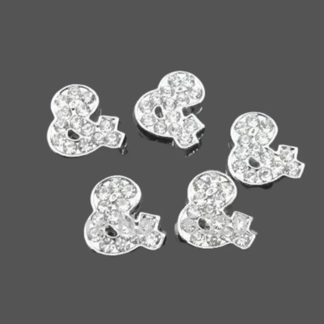 Pavé Ampersand -Silver