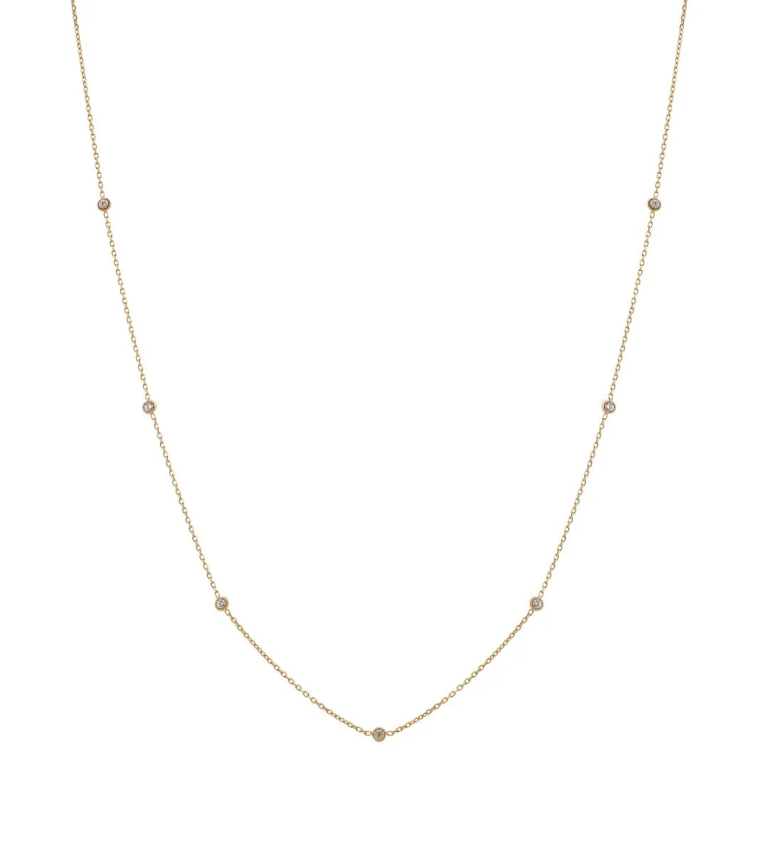 Petite Necklace Multi Gold