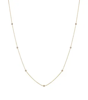 Petite Necklace Multi Gold