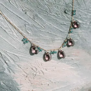 Rhodolite Garnet Sparkler Necklace