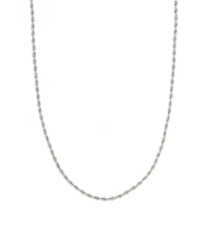 Rope Chain Necklace Steel